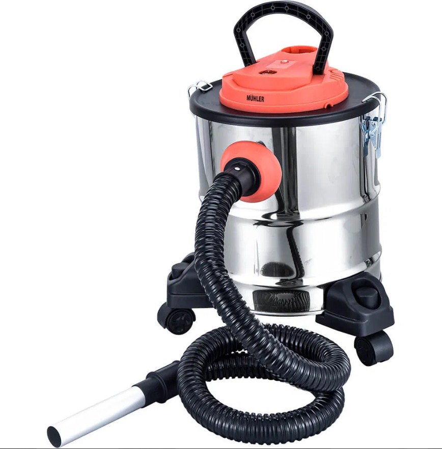 Muhler MV-1580SR Σκούπα Στάχτης 800W με Κάδο 15lt MV-15