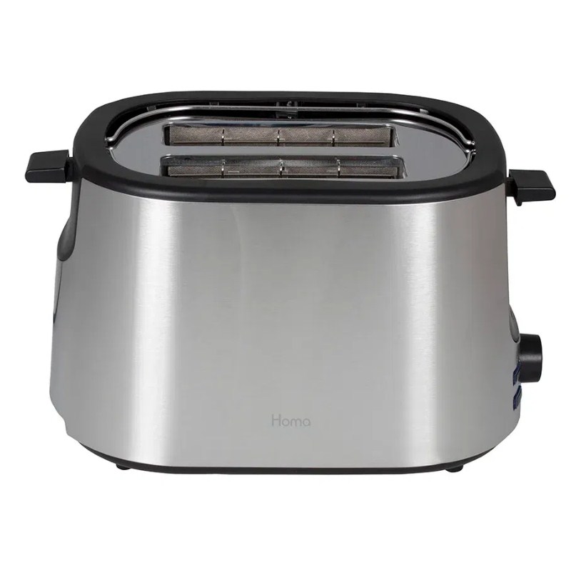 HOMA HT-7070 Φρυγανιέρα 2 Θέσεων 1000W Inox Vigo HT-707