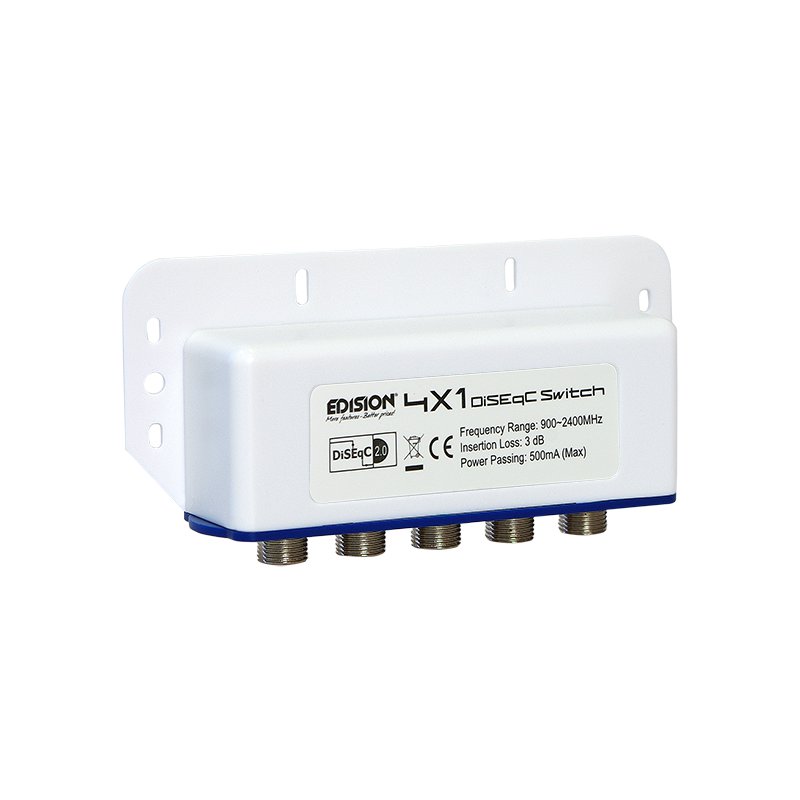 Ήχος Elektrostore24 - ΣΗΜΑΝΤΙΚΟ: Σε περίπτωση διαφοράς τιμής από το κατάστημα ισχύει παντα και μόνο η τιμή του καταστήματος EDISION DISEQC 4x1 02-01-0002