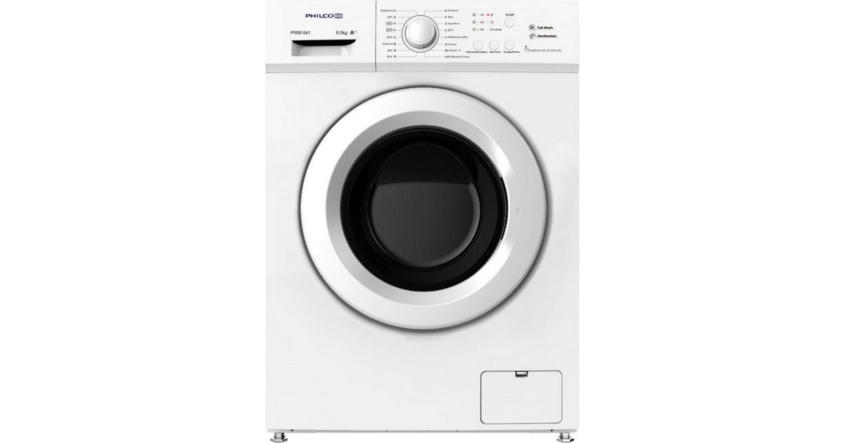 Elektrostore24 Ηλεκτρικές Συσκευές - ΣΗΜΑΝΤΙΚΟ: Σε περίπτωση διαφοράς τιμής από το κατάστημα ισχύει παντα και μόνο η τιμή του καταστήματος ΠΛΥΝΤΗΡΙΟ ΡΟΥΧΩΝ PHILCO PWM 641S 6Kg 1000RPM A++ 641S