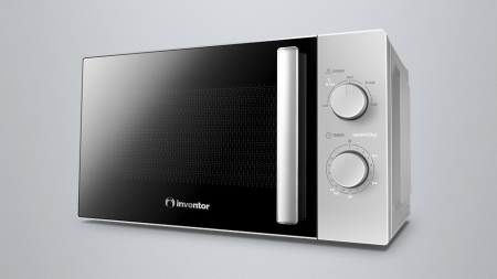 Elektrostore24 Ηλεκτρικές Συσκευές - ΣΗΜΑΝΤΙΚΟ: Σε περίπτωση διαφοράς τιμής από το κατάστημα ισχύει παντα και μόνο η τιμή του καταστήματος Inventor MWO-20LS Φούρνος Μικροκυμάτων Silver MWO-20LS