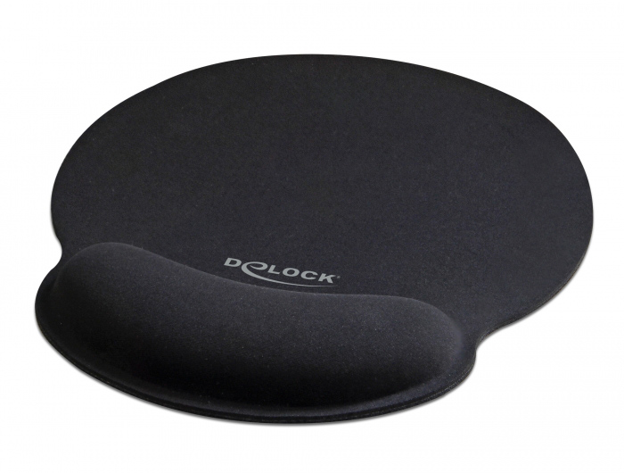 DELOCK Mousepad 12559 με στήριγμα καρπού 252 x 227mm μα