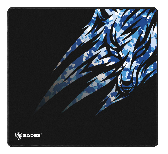 SADES Gaming Mouse Pad Hailstorm rubber base 450 x 400m