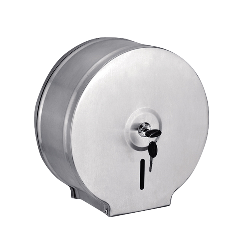 TOILET PAPER DISPENSER ROUND INOX 25,5x12x26cm