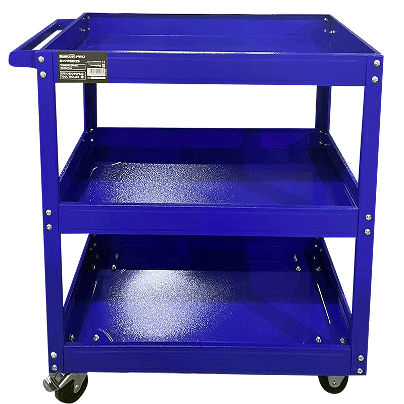 TOOL TROLLEY WITH 3 SHELVES