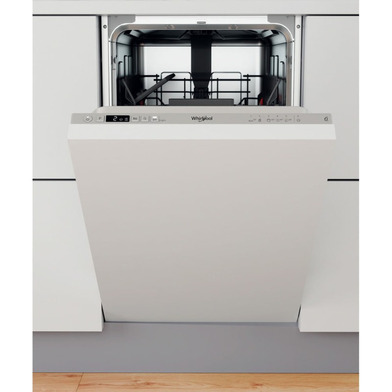 Whirlpool WSIC 3M27 C Εντοιχιζόμενο Πλυντήριο Πιάτων για 10 Σερβίτσια 45cm Λευκό