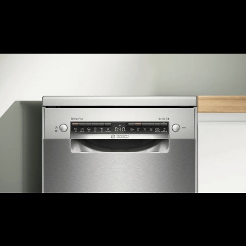 Bosch SPS4HMI49E Ελεύθερο Πλυντήριο Πιάτων για 10 Σερβίτσια, με Wi-Fi, Π45xY84.5εκ, E , Inox