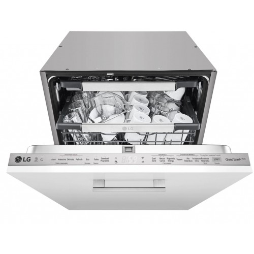 LG DB425TXS Εντοιχιζόμενο Πλυντήριο Πιάτων για 14 Σερβίτσια, με Ατμό και Wifi, Π59.8xY81.5εκ, D