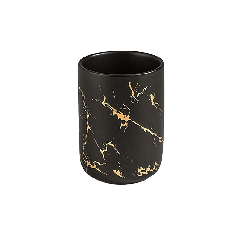 TUMBLER CERAMIC BLACK Φ7,2x11cm