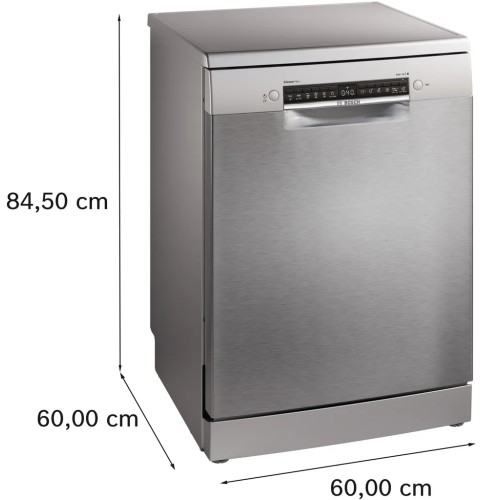Bosch SMS4ENI06E Ελεύθερο Πλυντήριο Πιάτων για 13 Σερβίτσια, με Wifi, Π60εκ, Β, Inox