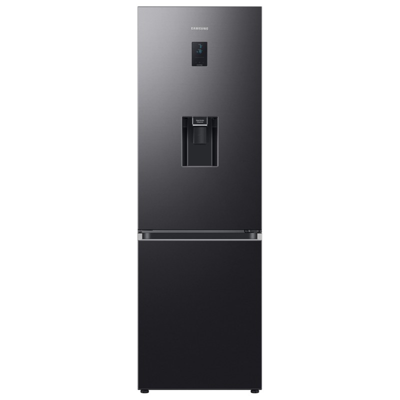 Samsung RB34C652EB1/EF Ψυγειοκαταψύκτης 341lt, Total NoFrost, E (Υ185xΠ59.5xΒ65.8) Dark Inox