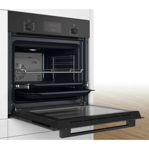 Bosch HBF134EB2 Φούρνος άνω Πάγκου 66lt, χωρίς Εστίες, με Υδρόλυση, Π59,4εκ, Α, Μαύρος