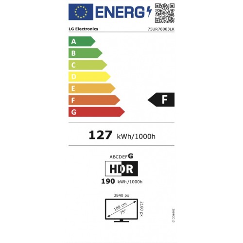 LG 75UR75003LK Smart TV 75