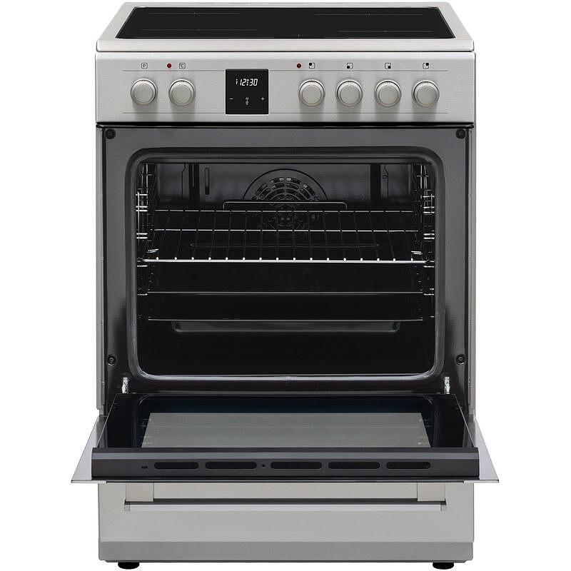 Sharp KF-76FVDT22IMK-EU Ηλεκτρική Κουζίνα 65lt, με Κεραμικές Εστίες, Π60εκ, Α, Inox