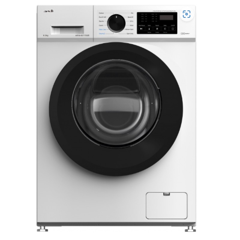 Arielli AWM-60115UB Πλυντήριο Ρούχων 6kg, 1000 Στροφών, με Ατμό, Α, Λευκό
