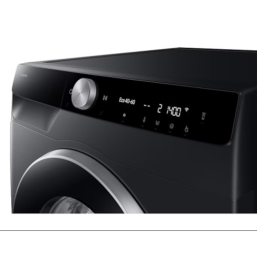 Samsung WW90DG6U25LBU4 AI EcoBubble Πλυντήριο Ρούχων 9kg, 1400 στροφές, με Ατμό & Wifi, A, Mαύρο