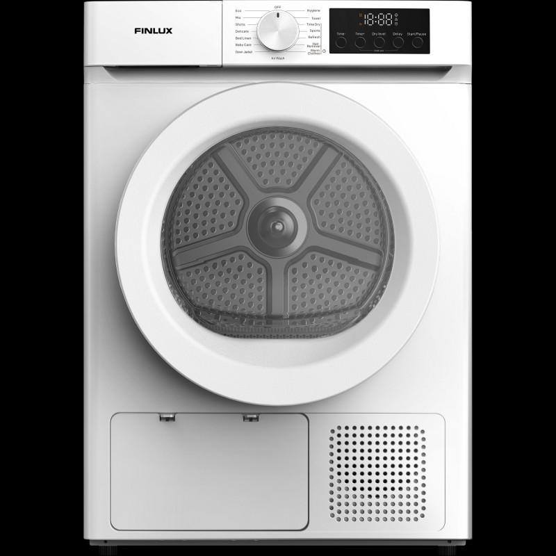 Στεγνωτήριο Ρούχων Finlux TDF8015SK 8kg, Λευκό