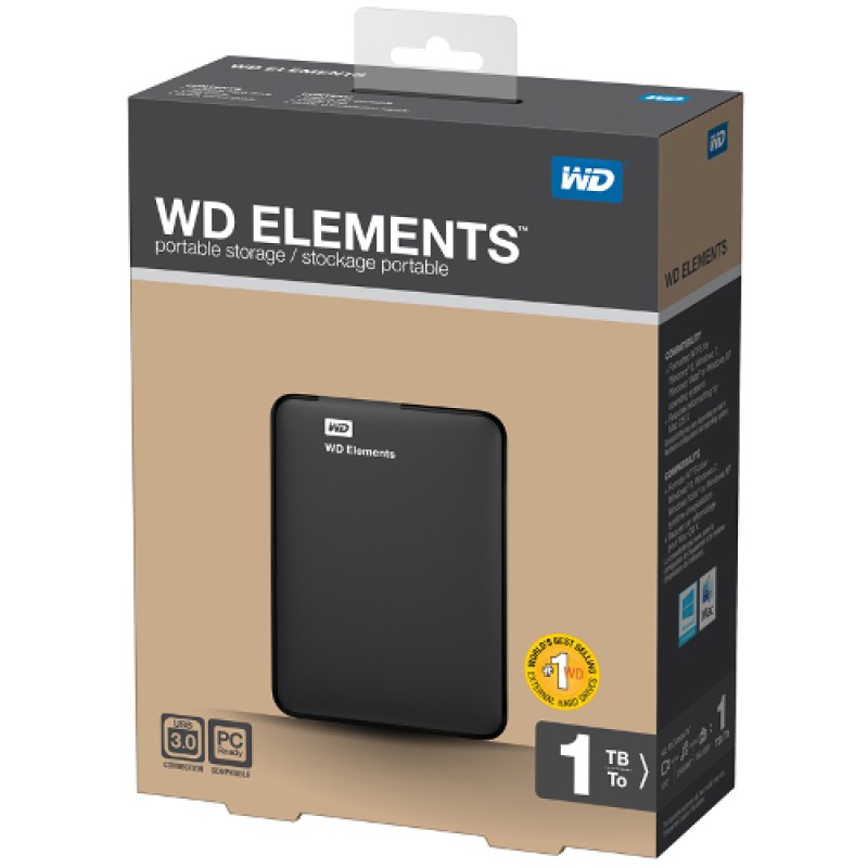 HDD ELEMENTS PORTABLE USB3.0 1TB 2.5