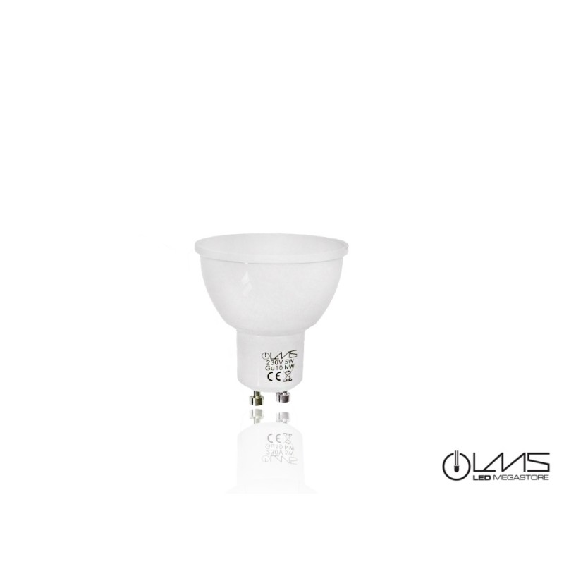 Led Σποτ Gu10 LMS 5 Watt Thermoplastic Θερμό Λευκό