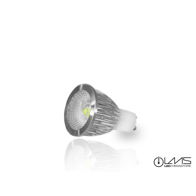 LED Σποτ GU10 1 Cob LED 5 Watt Λευκό Ημέρας