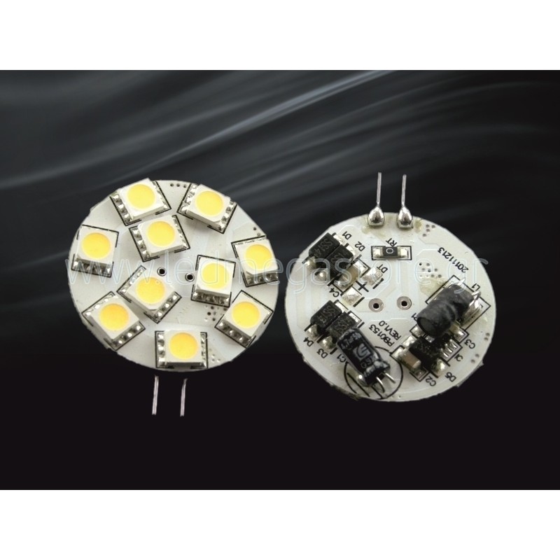 G4 με 10 Led 2 Watt 8-30 Volt/DC Back Pin Θερμό Λευκό