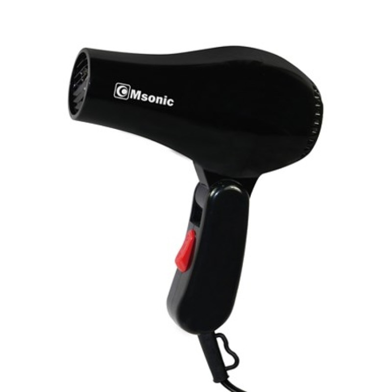 MSONIC Σεσουάρ Μαλλιών Ταξιδίου MHR2532Κ, 800Watt, Μαύρο