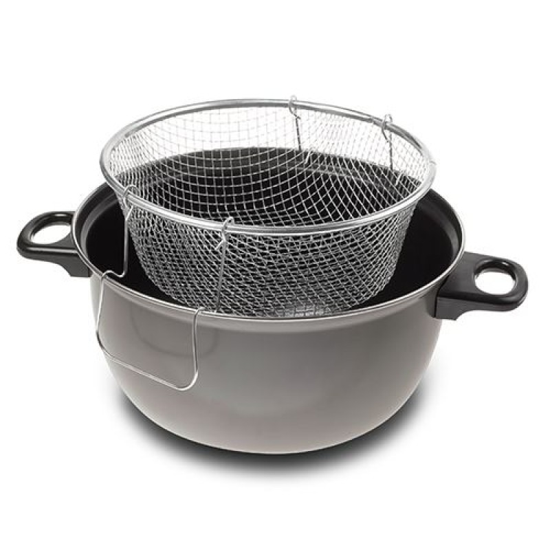 Αντικολλητική φριτούρα ατσάλινη 24cm