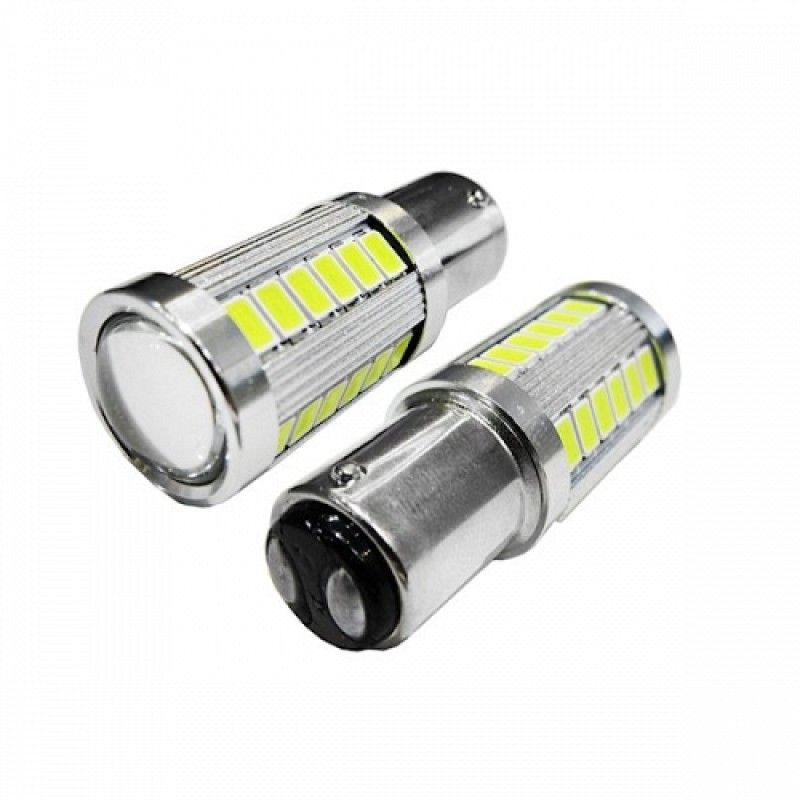 Λαμπτήρας BA15D με 33 smd 5630 9-32 Volt Ψυχρό Λευκό