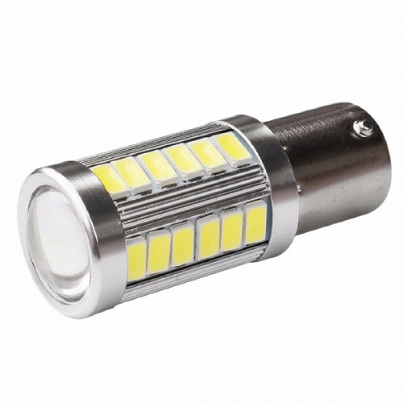 BAU15S με 33 SMD 5630 Ψυχρό Λευκό