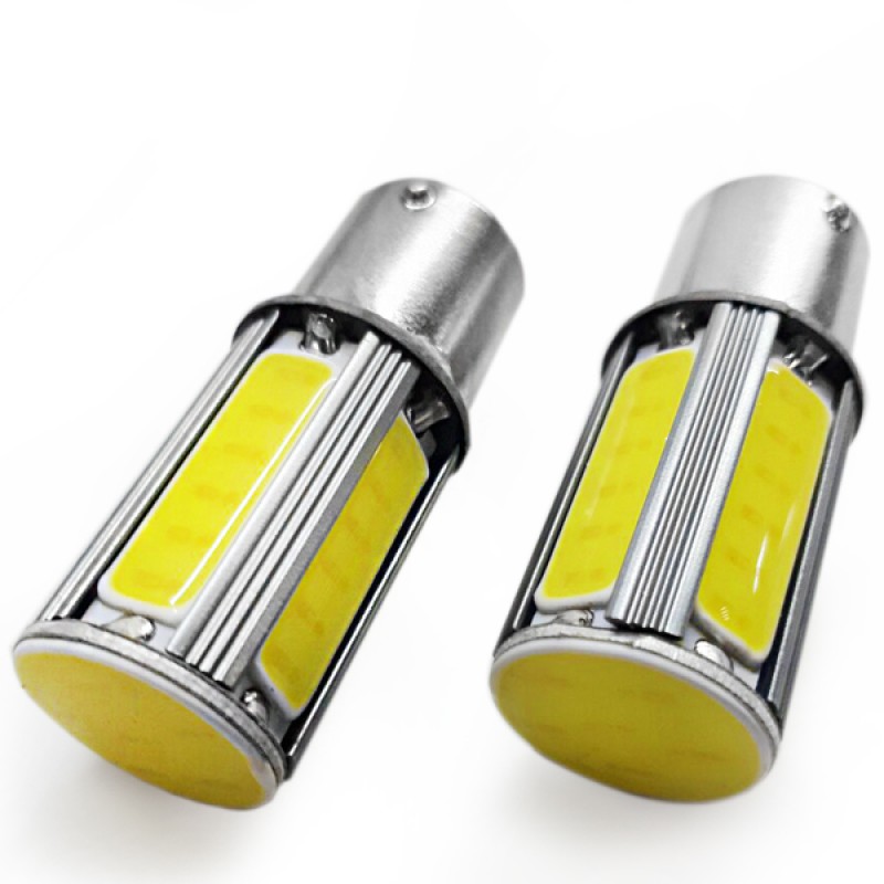 Λαμπτήρας με βάση 1157 (BAY15D) COB HP Chip Ψυχρο Λευκό