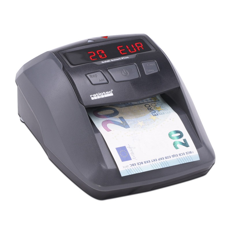 RATIOTEC Ανιχνευτής & καταμετρητής χαρτονομισμάτων Soldi Smart Plus SD