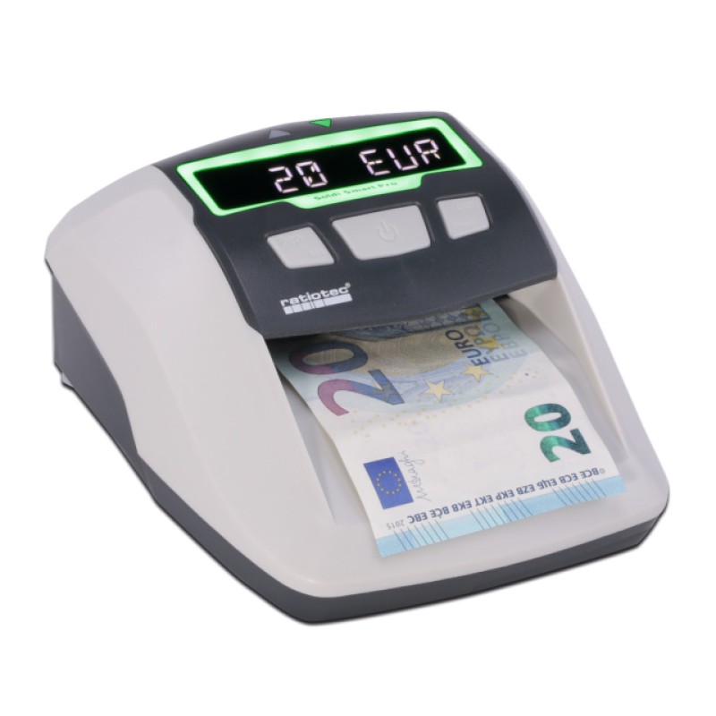 RATIOTEC Ανιχνευτής & καταμετρητής χαρτονομισμάτων Soldi Smart Pro