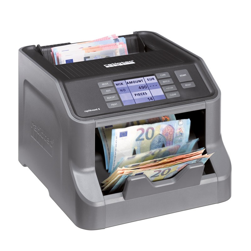 RATIOTEC Ανιχνευτής & καταμετρητής χαρτονομισμάτων Rapidcount S275