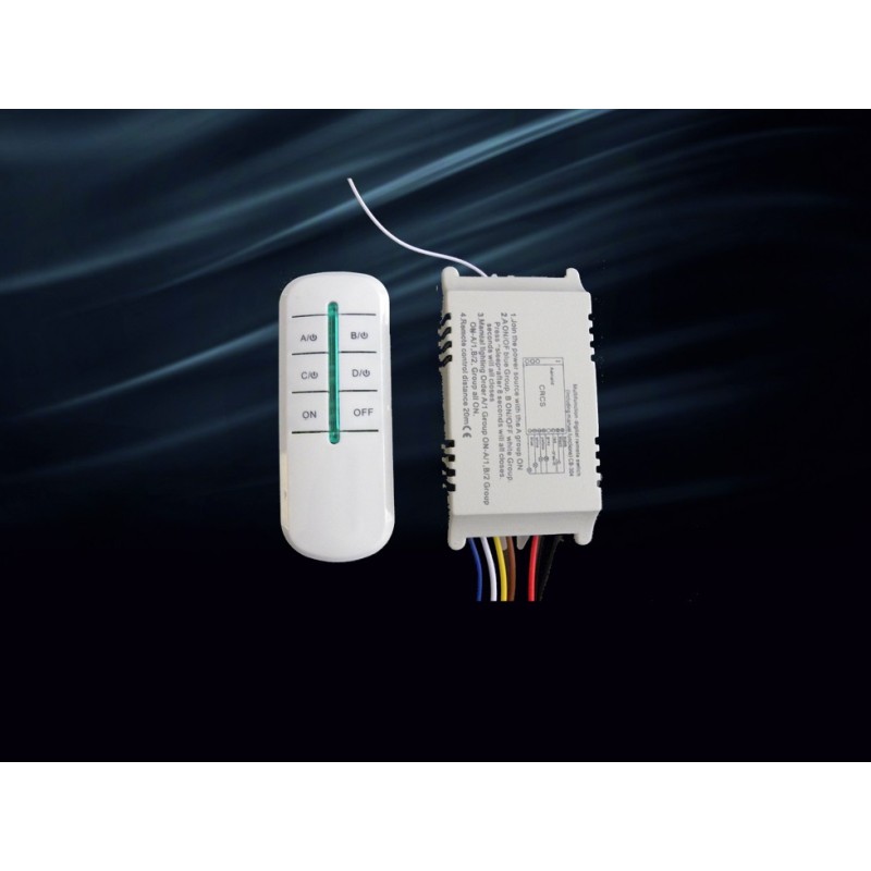 Ασύρματος Διακόπτης με 4 κανάλια