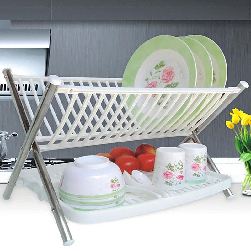 Πτυσσόμενη πιατοθήκη ποτηροθήκη κουζίνας