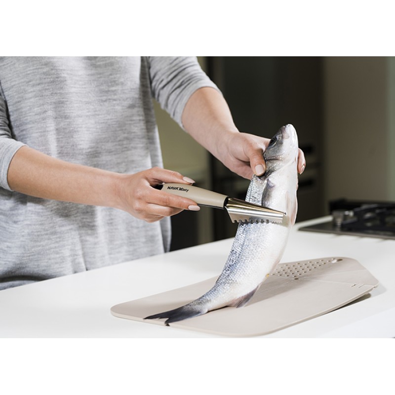 Εργαλείο απολέπισης ψαριών με ανοξείδωτη λάμα