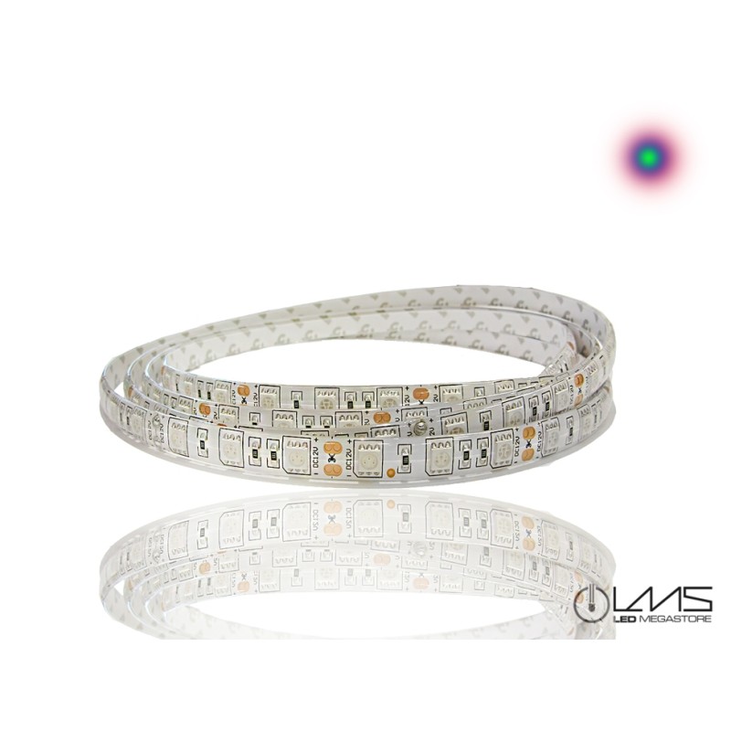 LED Strip LMS RGB 24 Volt 14.4 Watt Αδιάβροχη IP65