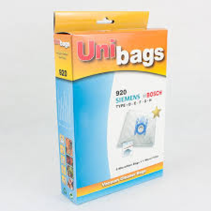 Σακούλες για σκούπες Bosch Siemens. Unibags 920D