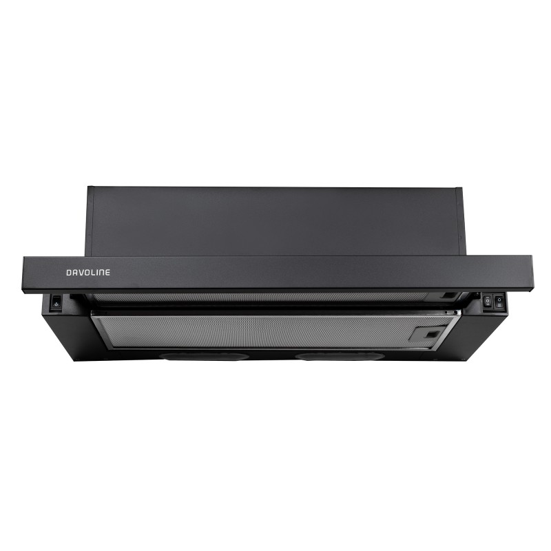 Davoline Delta 060 BLACK Απορροφητήρας συρόμενος