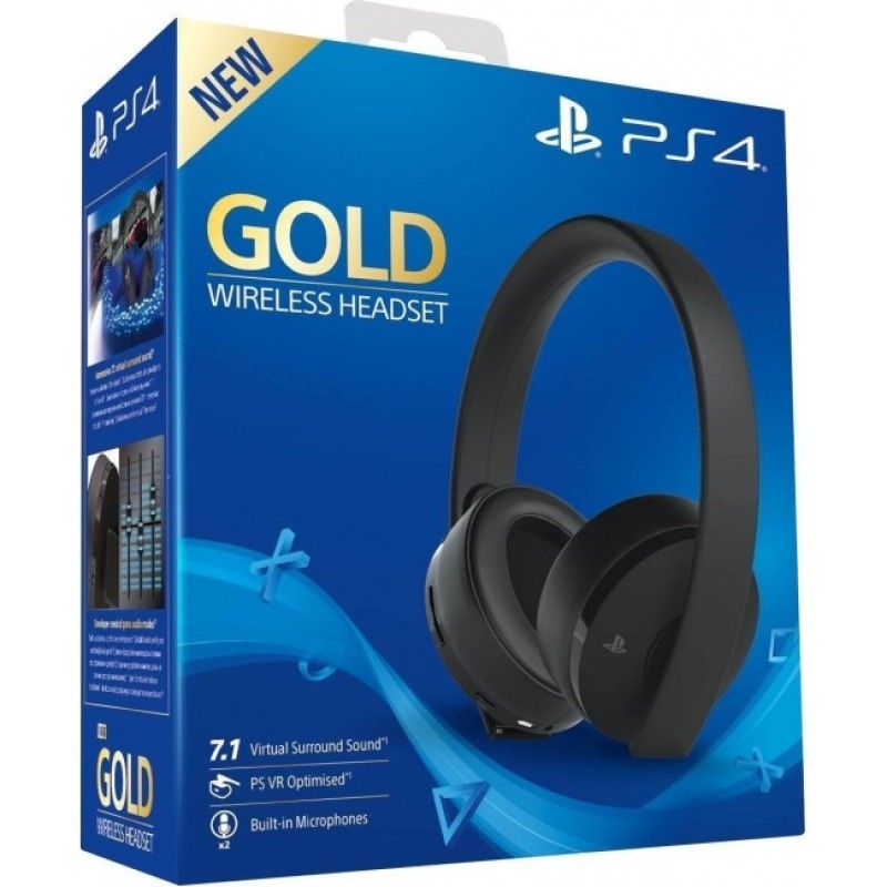 SONY PLAYSTATION WIRELESS HEADSET BLACK GOLD (CUHYA-0080)