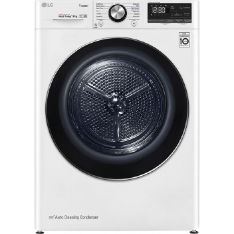 LG RC90V9AV2W Στεγνωτήριο Ρούχων 9kg Α+++