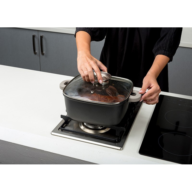 Τετράγωνη κατσαρόλα-γάστρα  24cm funzio