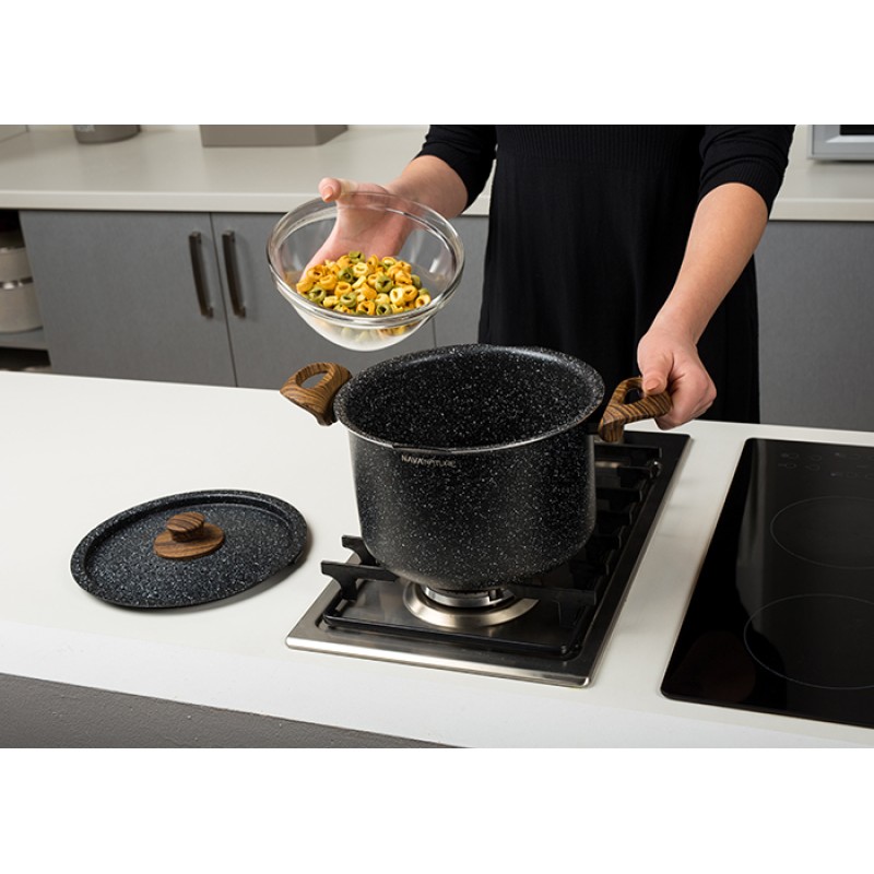 Κατσαρόλα με καπάκι-σουρωτήρι 22cm