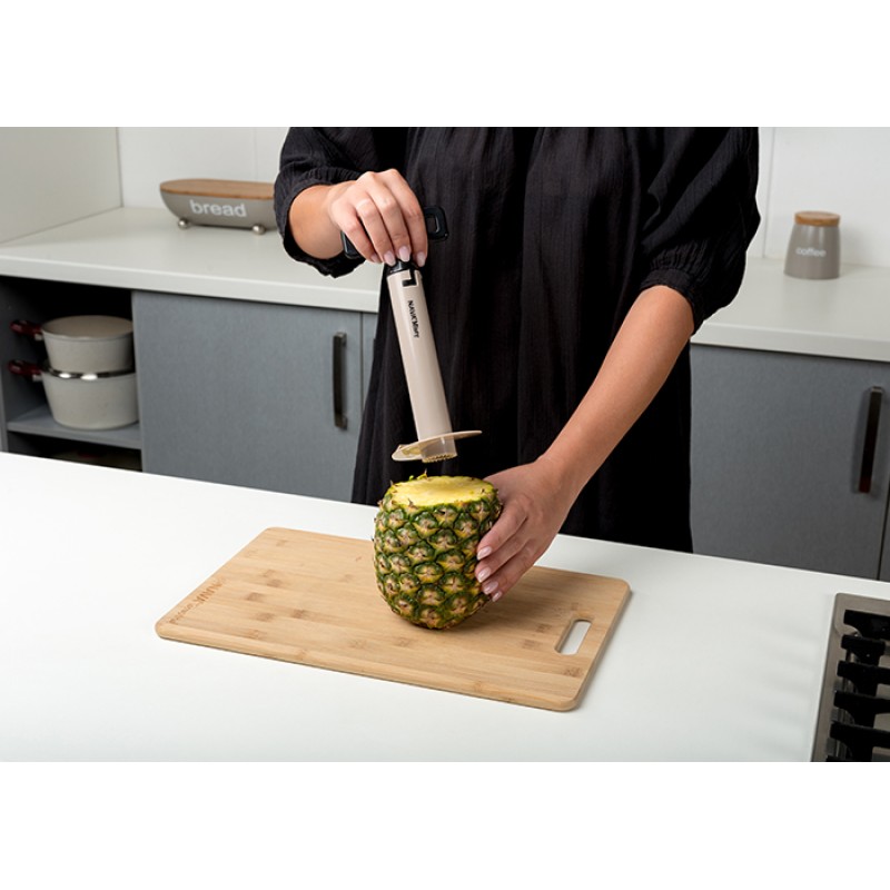 Πλαστικός αποφλοιωτής και κόπτης ανανά Misty 24.5cm