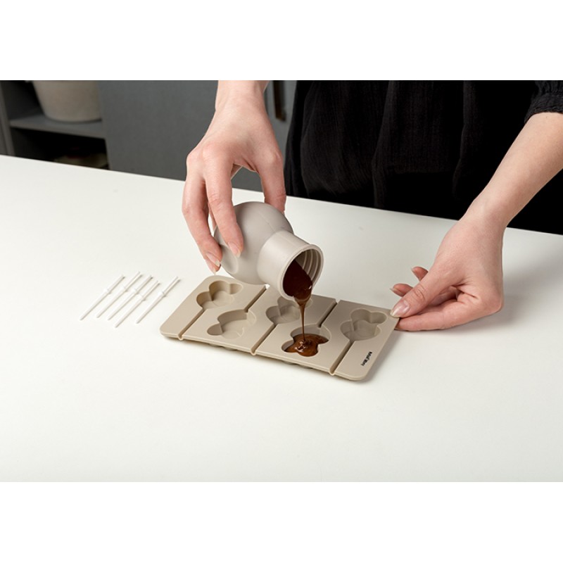 Φόρμα σιλικόνης για σοκολατάκια και γλειφιτζούρια Misty 20cm