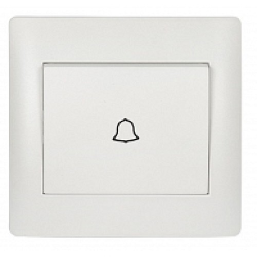 Μπουτόν Κουδουνιού Metallic Λευκό 