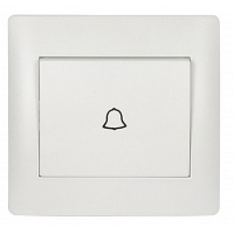 Μπουτόν Κουδουνιού Metallic Λευκό 