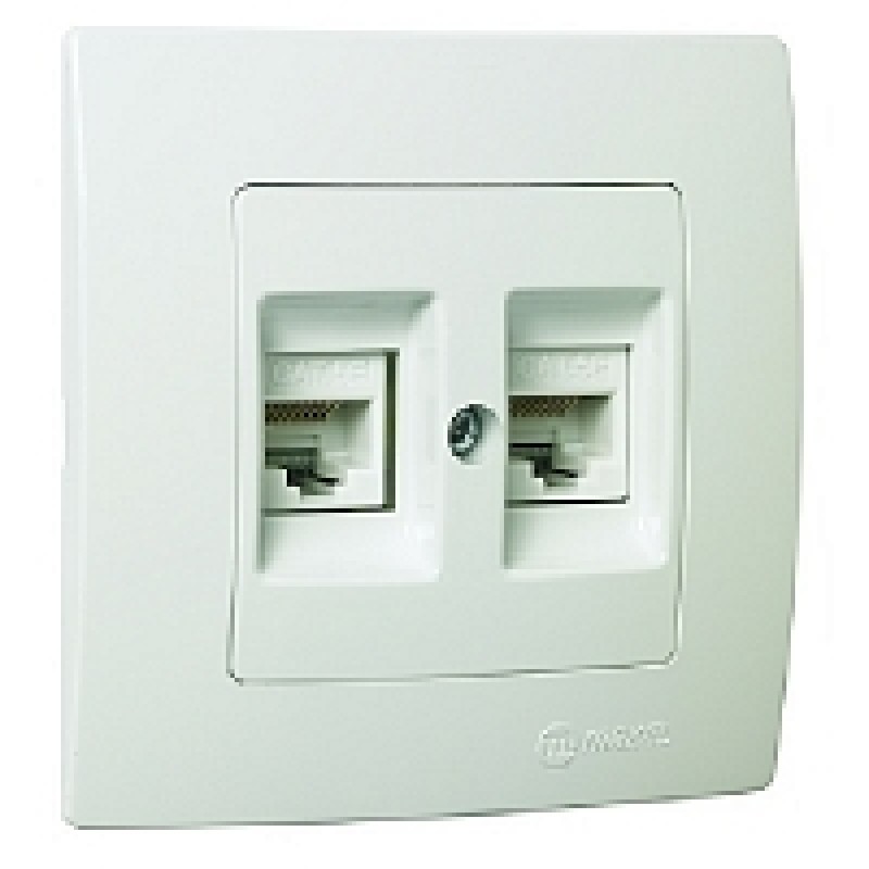 Πρίζα RG45 UTP Διπλή
