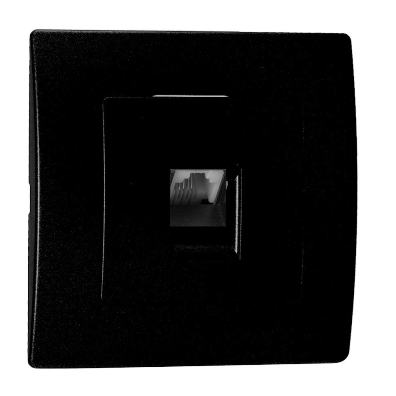 Πρίζα RJ45 & RJ11 Μαύρη