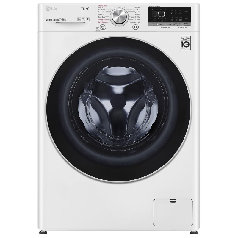 Πλυντήριο-Στεγνωτήριο Ελεύθερο LG F2DV5S7S1E 7kg/5kg 1200rpm